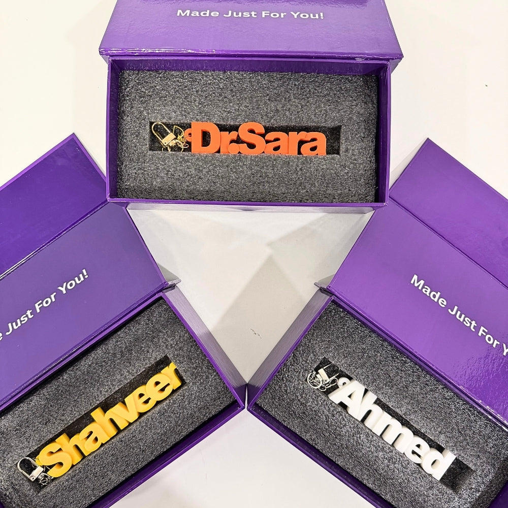 Personalized Name Keychains With Charms