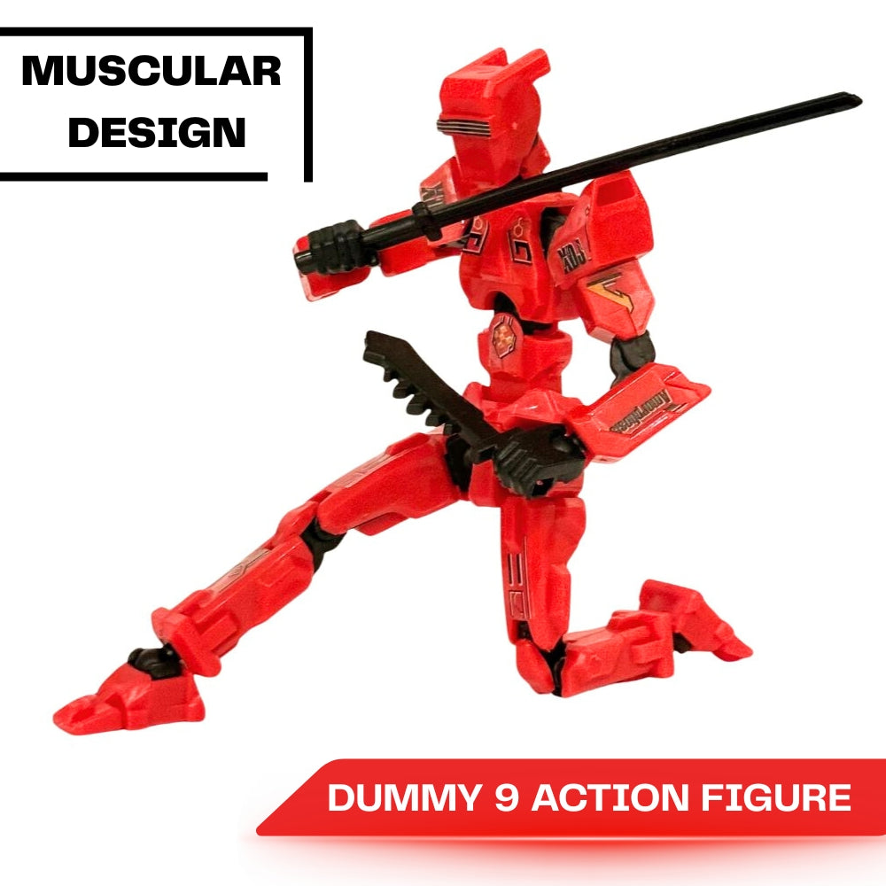Dummy 9 Multi-Jointed Movable Robot Action Figure
