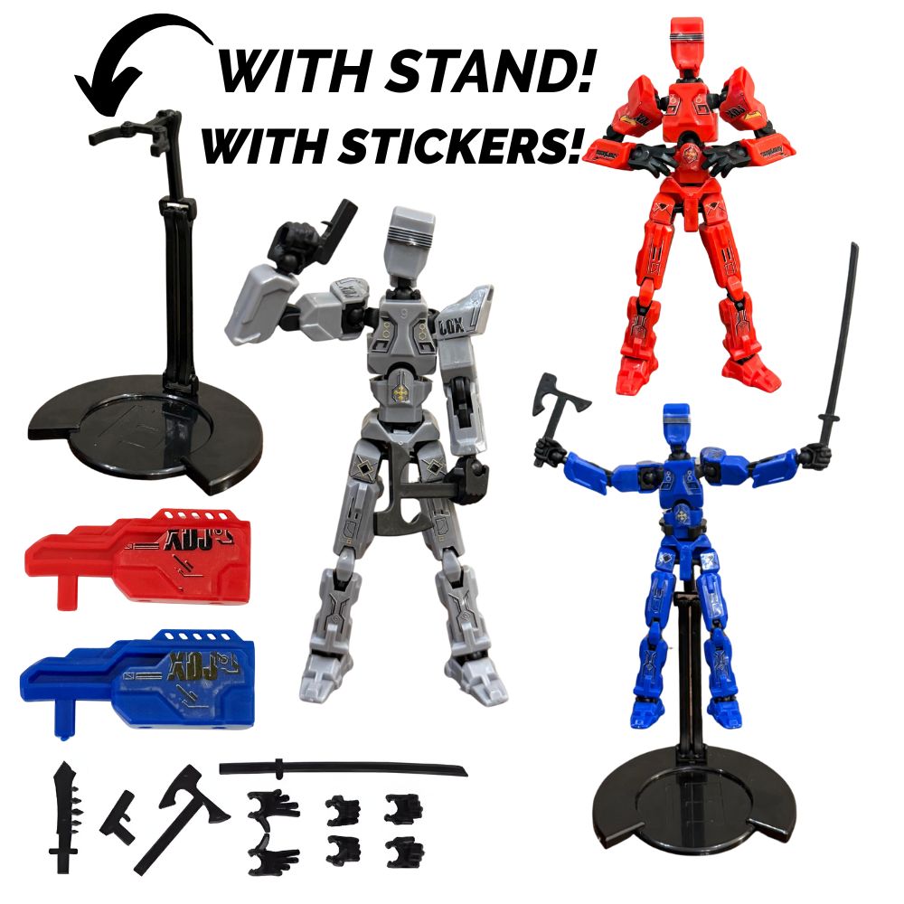 Dummy 9 Multi-Jointed Movable Robot Action Figure