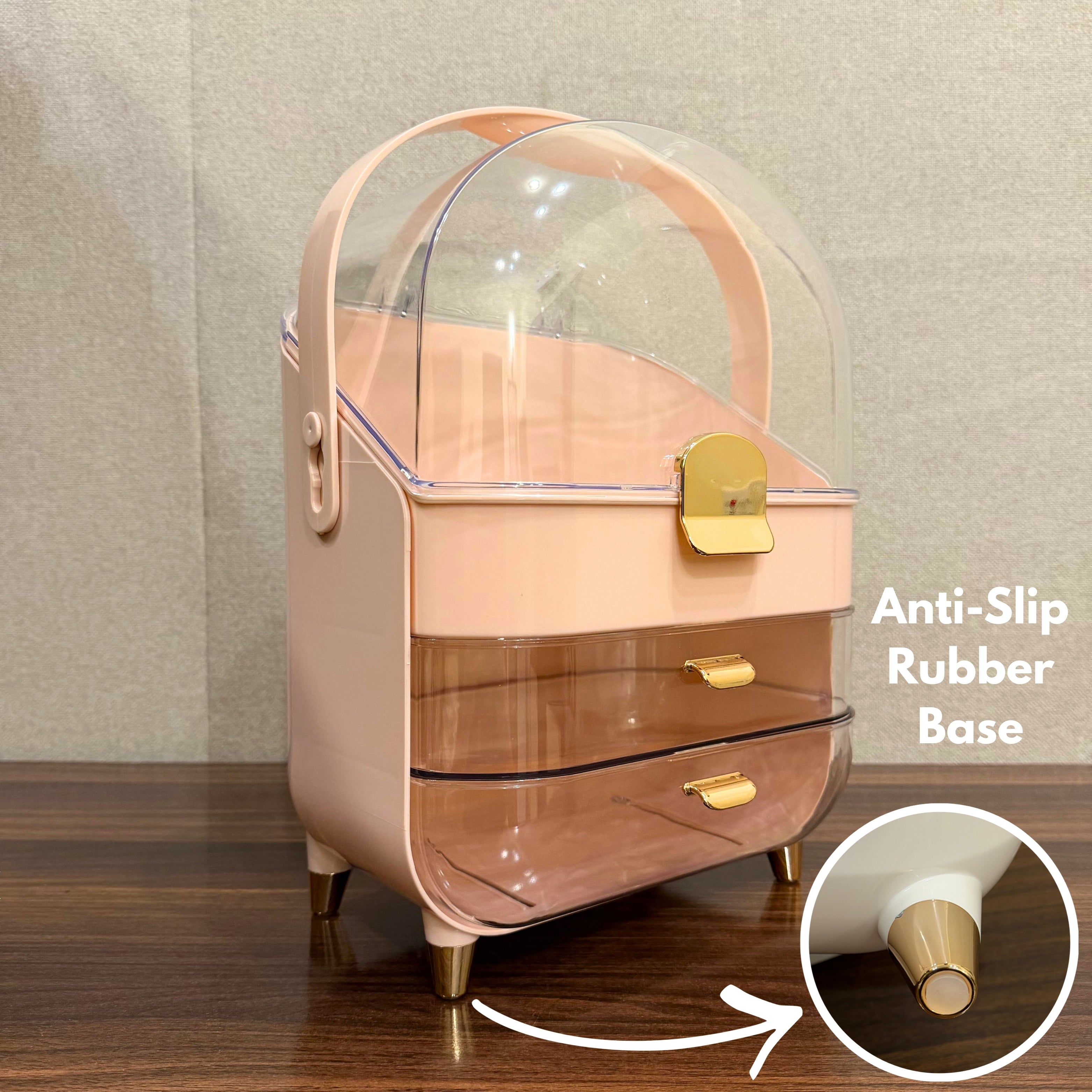 The GlamVault | Luxury Modern Makeup Organizer Box