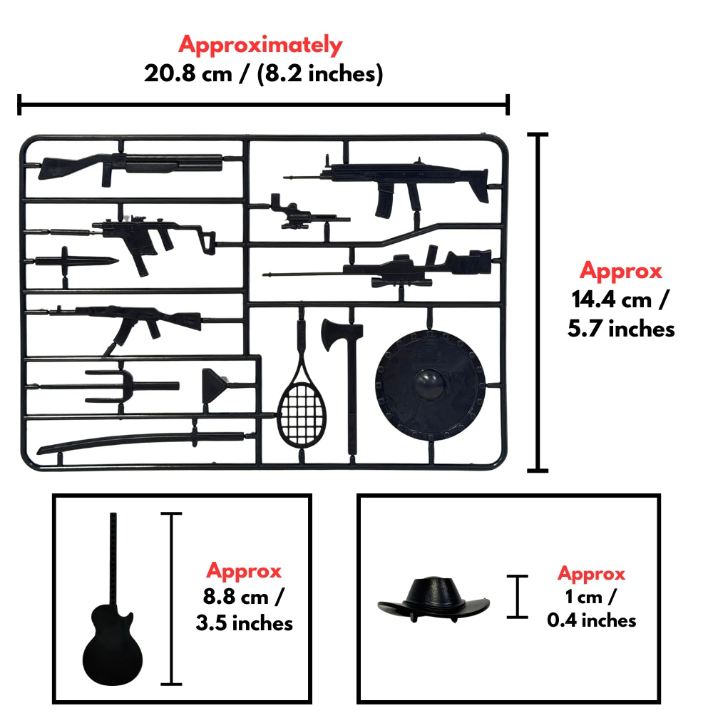 14 Pcs Extra Accessories | For Dummy 13 and Dummy 9