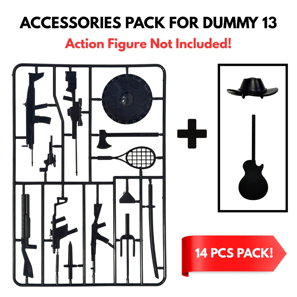 14 Pcs Extra Accessories | For Dummy 13 and Dummy 9