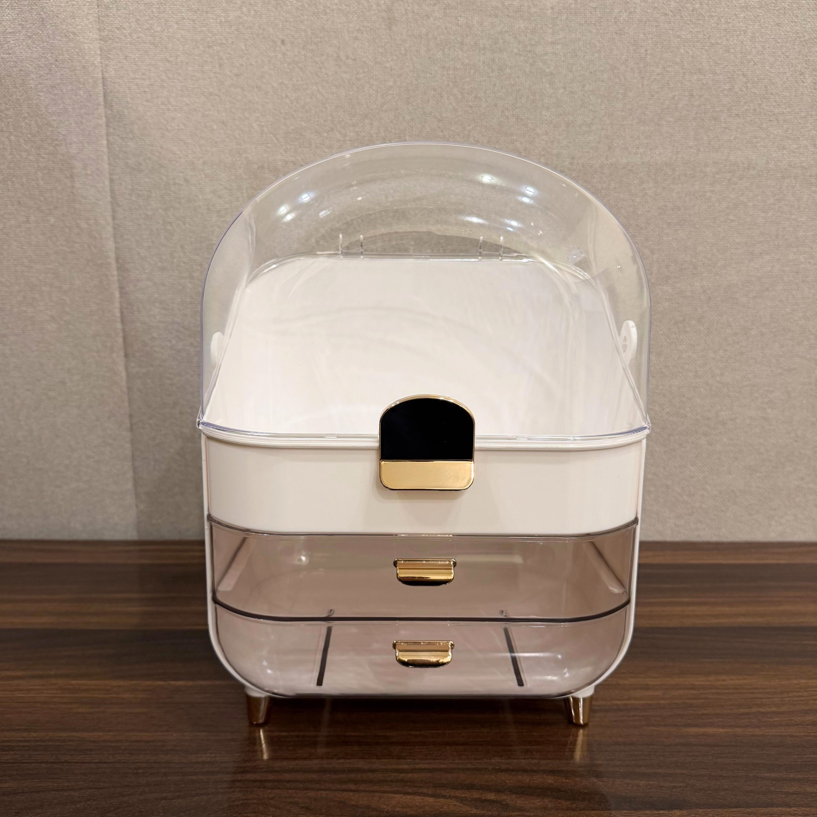 The GlamVault | Luxury Modern Makeup Organizer Box