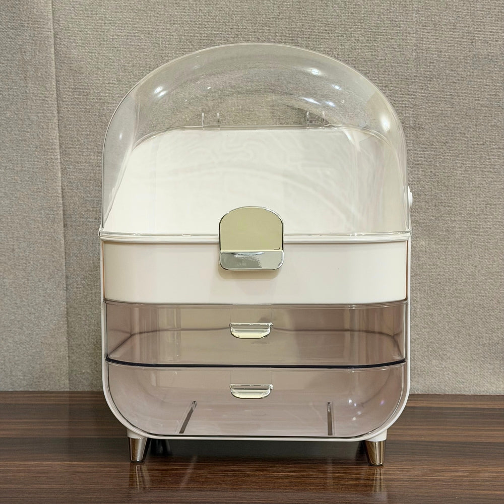 The GlamVault | Luxury Modern Makeup Organizer Box